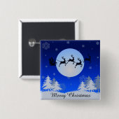 Frohe Weihnachten Button (Vorne & Hinten)