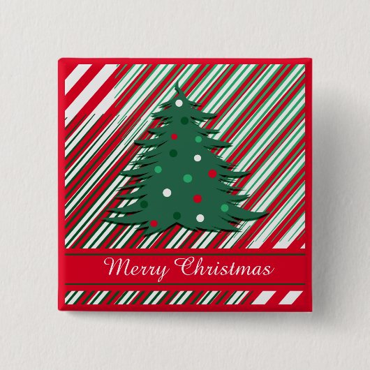 Frohe Weihnachten Button (Vorderseite)