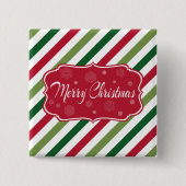 Frohe Weihnachten Button (Vorderseite)