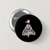 Frohe Weihnachten Button (Vorne & Hinten)