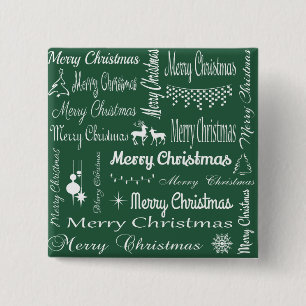 Frohe Weihnachten Button