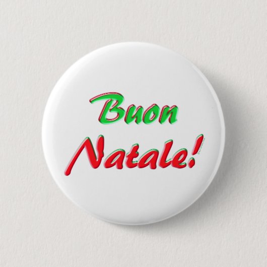 Frohe Weihnachten Button (Vorderseite)