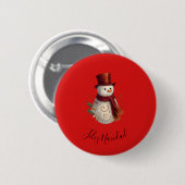 Frohe Weihnachten Button - Feliz Navidad (Vorne & Hinten)