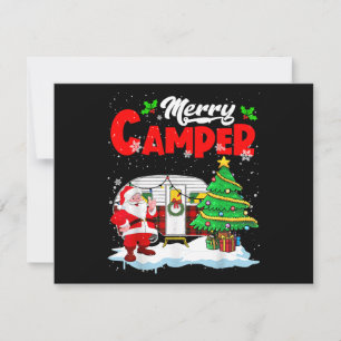 Frohe Weihnachten Camper Santa Camper Camping LKW 