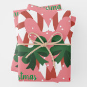 Frohe Weihnachten Candycane Herz Geschenkpapier Set (Beispiel)