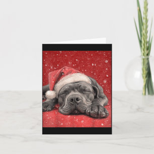 Frohe Weihnachten Cane Corso Karte