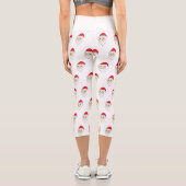 Frohe Weihnachten Capri Leggings (Rückseite)