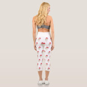 Frohe Weihnachten Capri Leggings (Rückseite)