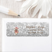 Frohe Weihnachten, Cartoon Reindeer, Glittery Boke (Insitu)