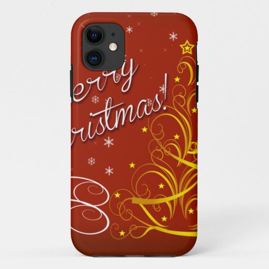 Frohe Weihnachten Case-Mate iPhone Hülle (Rückseite)