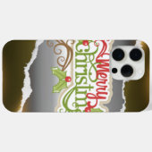 Frohe Weihnachten Case-Mate iPhone Hülle (Rückseite (Horizontal))