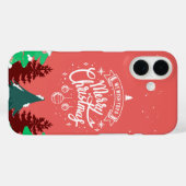 Frohe Weihnachten Case-Mate iPhone Hülle (Rückseite (Horizontal))