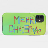 Frohe Weihnachten Case-Mate iPhone Hülle (Rückseite (Horizontal))