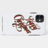 Frohe Weihnachten Case-Mate iPhone Hülle (Rückseite (Horizontal))