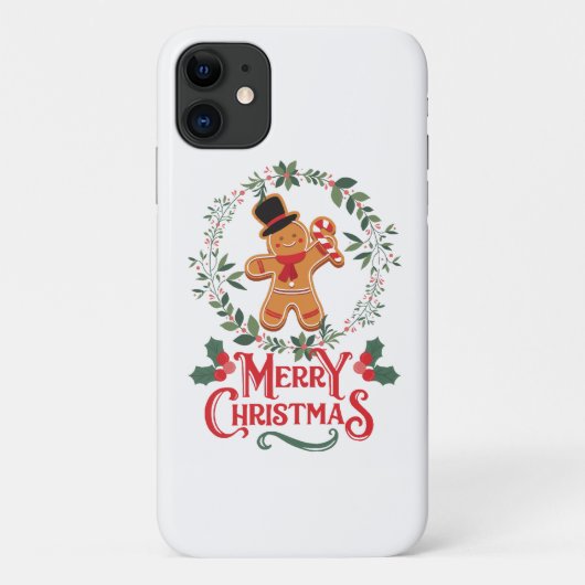 Frohe Weihnachten Case-Mate iPhone Hülle (Rückseite)