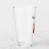 Frohe Weihnachten Cats Red Green Niedlich Typograf Glas (Rechts)