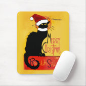 Frohe Weihnachten - Chat Noir Mousepad (Mit Mouse)