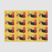 Frohe Weihnachten - Chat Noir Seidenpapier (Vorderseite)