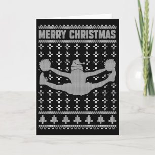 Frohe Weihnachten Cheerleading Mädchen Liebhaber H Karte