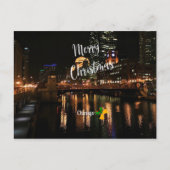 Frohe Weihnachten - Chicago Skyline (Vorderseite)