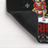 Frohe Weihnachten Chihuahua Dog Lover Familie Ugly Mousepad (Ecke)
