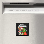 Frohe Weihnachten Chihuahua Magnet (In Situ (Geschirrspüler))