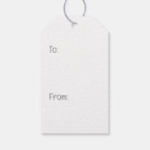 Frohe Weihnachten Chihuahua Reindeer Dog Geschenkanhänger (Rückseite)