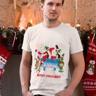 Frohe Weihnachten Chiropraktiker Weihnachtsmann & T-Shirt