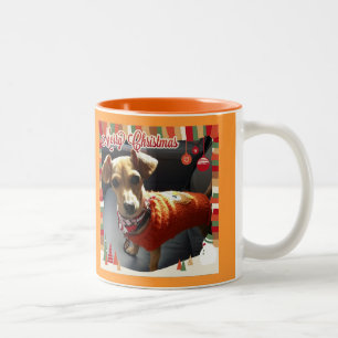 Frohe Weihnachten Chiweenie Tasse