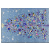 Frohe Weihnachten - Christbaum - Schneidebrett (Vorderseite)