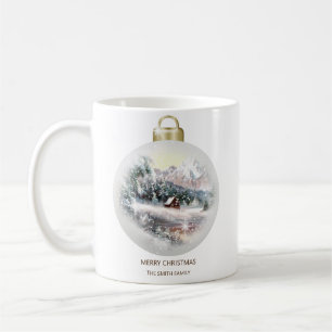 Frohe Weihnachten Christbaumkugel Ornament Berg Sc Kaffeetasse