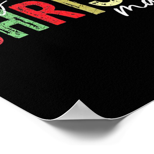 Frohe Weihnachten Christlich Jesus Cross Glaubensr Poster (Ecke)