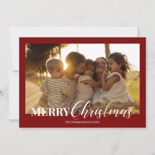 Frohe Weihnachten Christlichen Urlaub Fotokarte