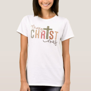 Frohe Weihnachten Christlicher T - Shirt