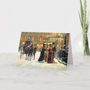 Frohe weihnachten. Christmas Card in German Feiertagskarte