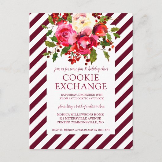 Frohe Weihnachten | Christmas Cookie Exchange (Vorderseite)