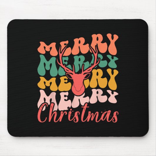 Frohe Weihnachten Christmas Xmas Spaß Mousepad (Vorne)