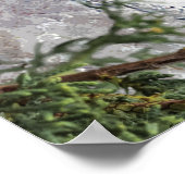 Frohe Weihnachten. Claude Monet Poster (Ecke)