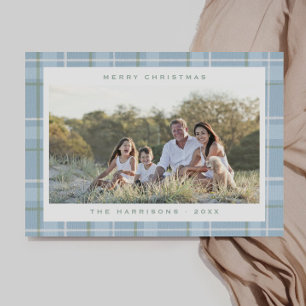 Frohe Weihnachten Coastal Plaid