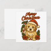 Frohe Weihnachten Cockapoo Design (Vorne/Hinten)