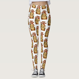 Frohe Weihnachten Cockapoo Design Leggings