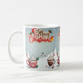 Frohe Weihnachten Cocoa Freuden Kaffeetasse (Links)