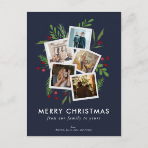 Frohe Weihnachten Collage Modern Benutzerdefiniert