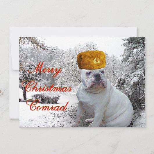 Frohe Weihnachten Comrad (Vorderseite)