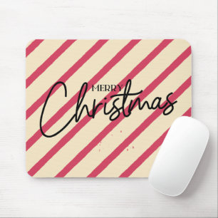 Frohe Weihnachten Coole Kalligrafie-Buchstaben Süß Mousepad