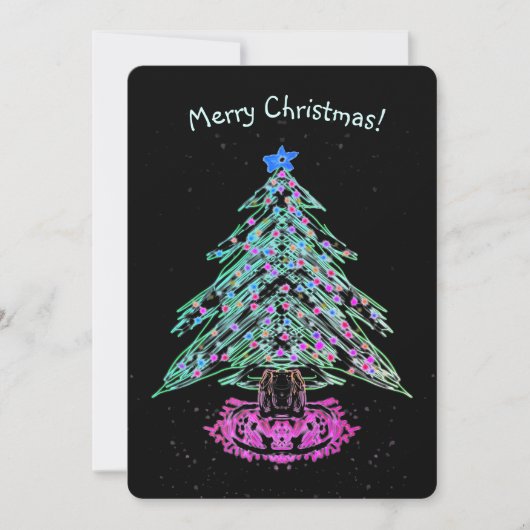 Frohe Weihnachten Cooler Baum (Vorderseite)
