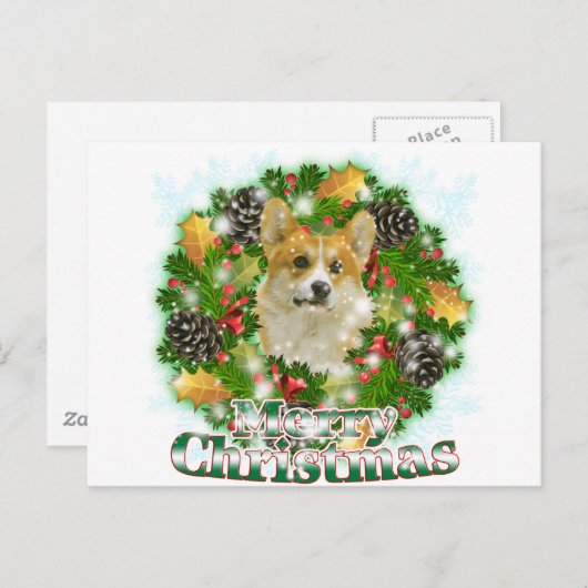 Frohe Weihnachten Corgi (Vorne/Hinten)