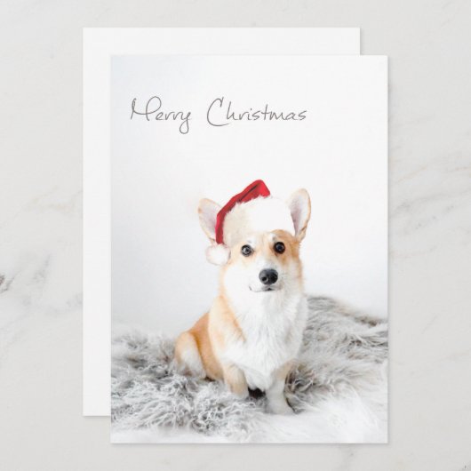Frohe Weihnachten Corgi (Vorne/Hinten)