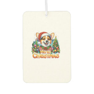Frohe Weihnachten Corgi Dog Corgmas Matching Chris Autolufterfrischer