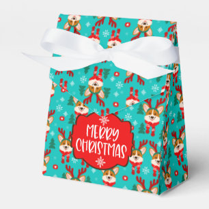 Frohe Weihnachten Corgi Dog Fvor Box Geschenkschachtel